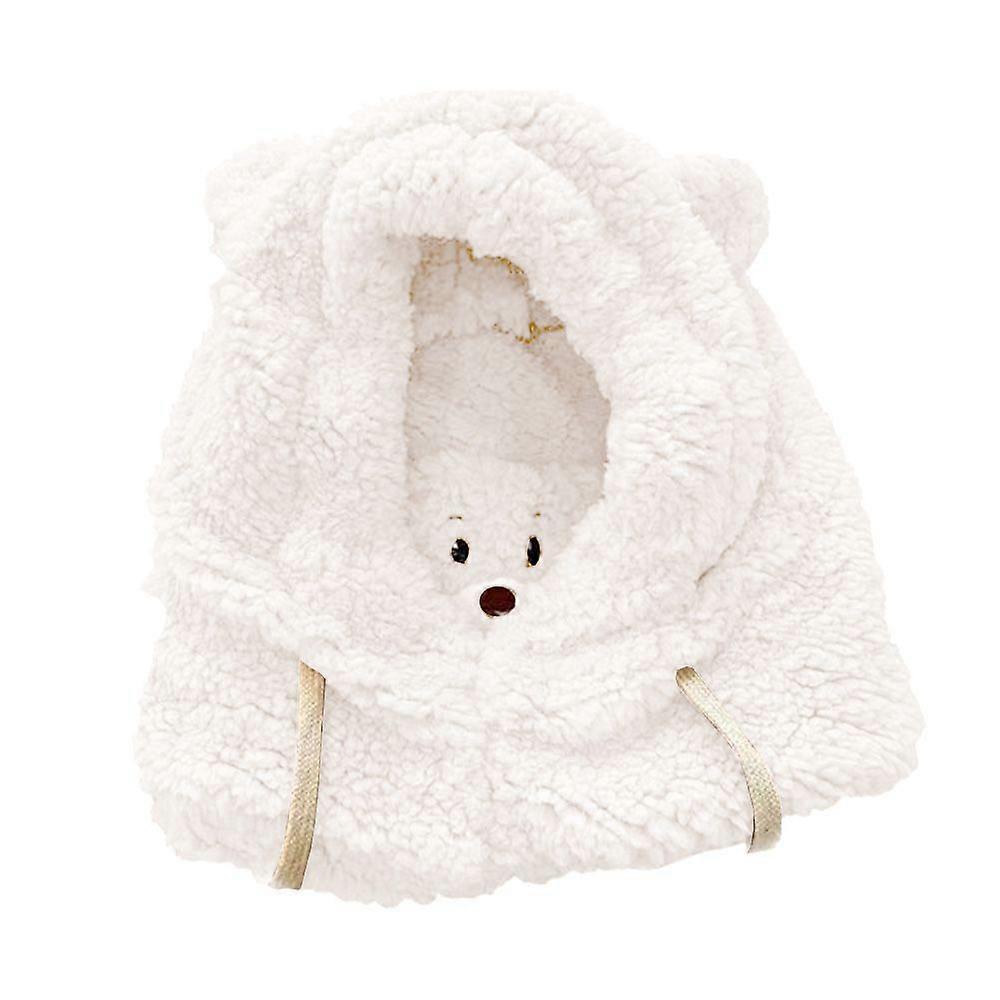 Integration of cashmere windproof scarf and hat