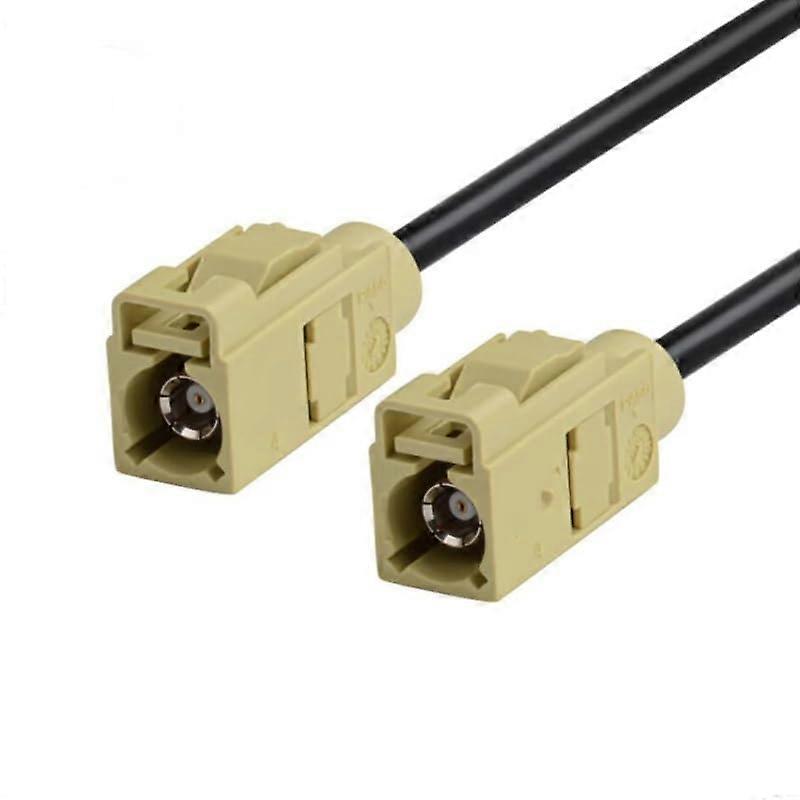 Fakra K Adapter Female to Female RG174 Pigtail 15cm for Secure Signal Connection