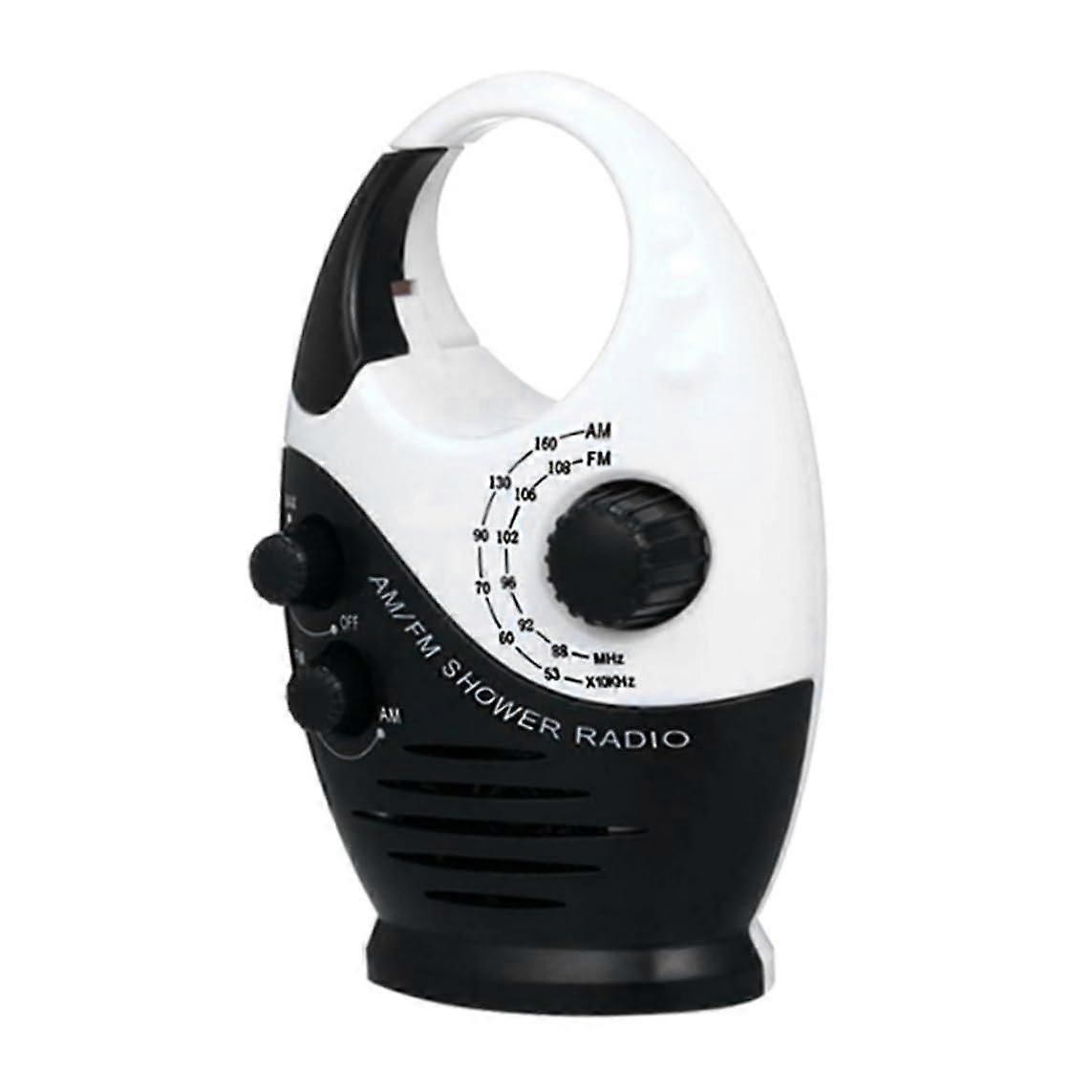 Waterproof Shower Radio with Speaker, Hanging AM FM Bathroom Radio, Floating Portable Design