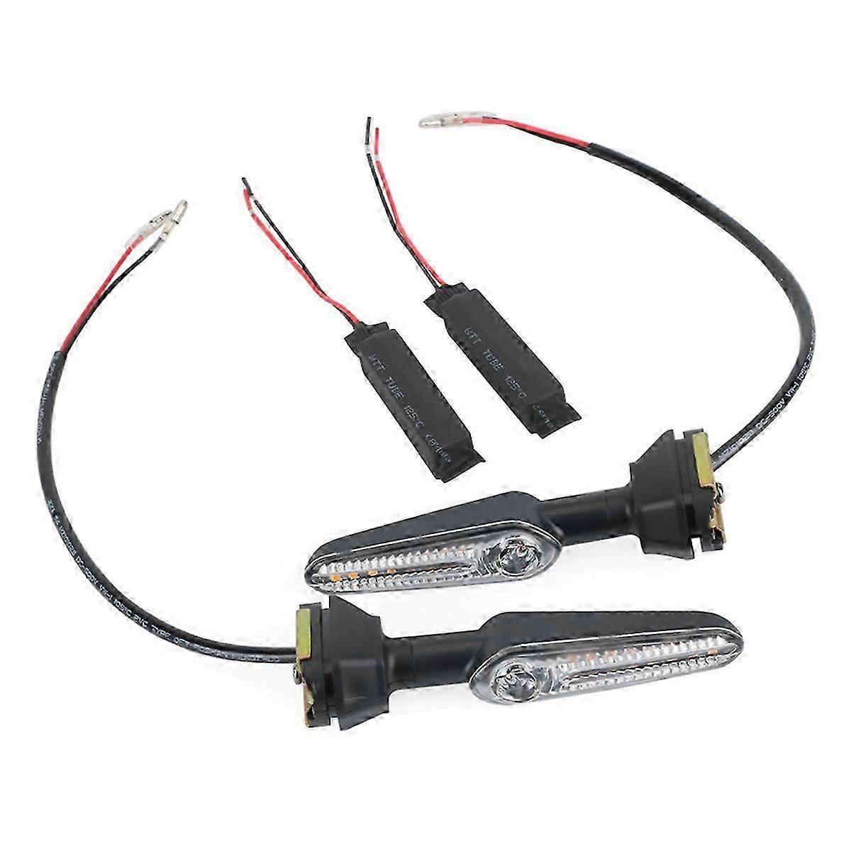 Motorcycle LED Turn Signal Flowing Flash Light for