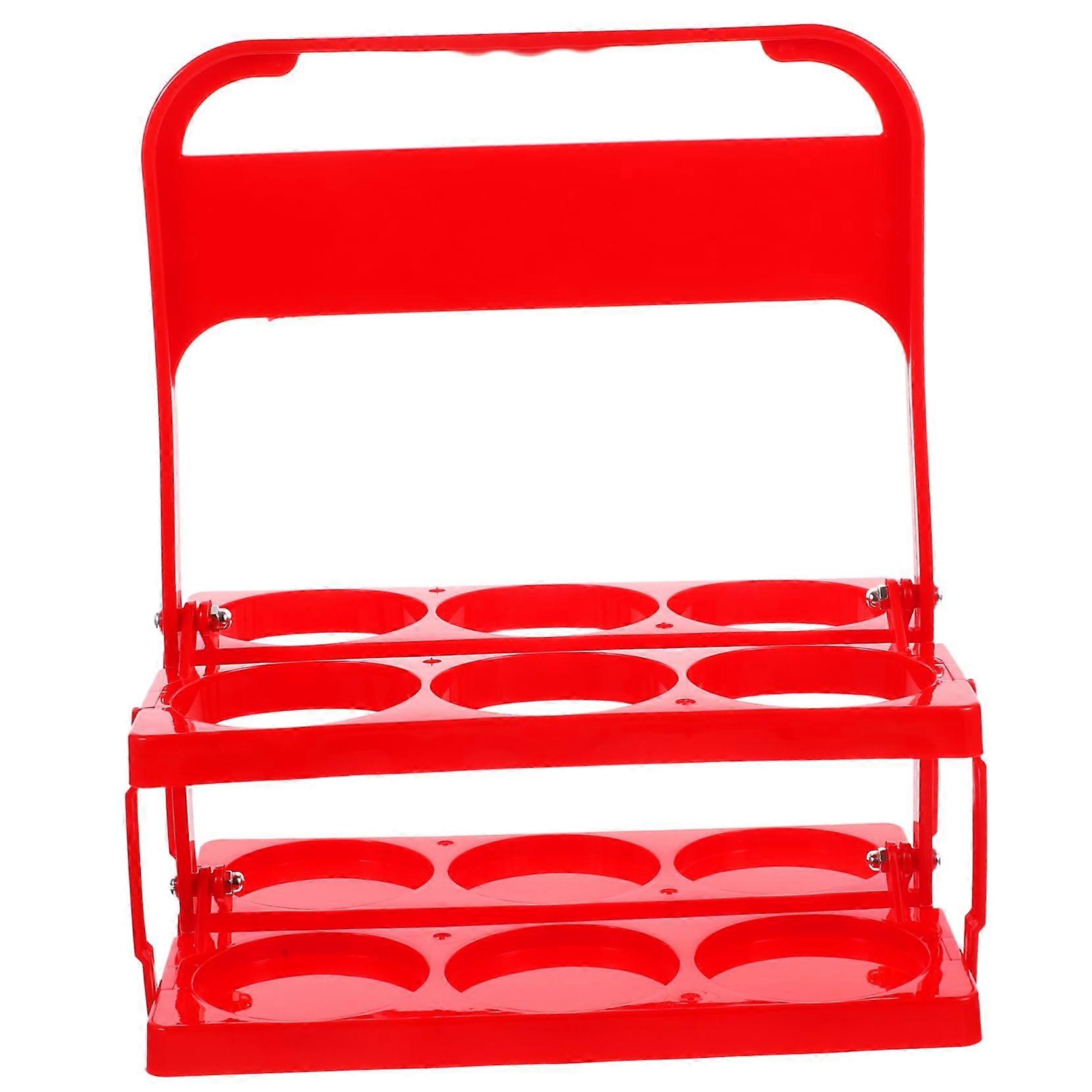 Foldable Wine Bottle Holder and Beer Organizer for Kitchen Bar, Durable Space Saving Rack