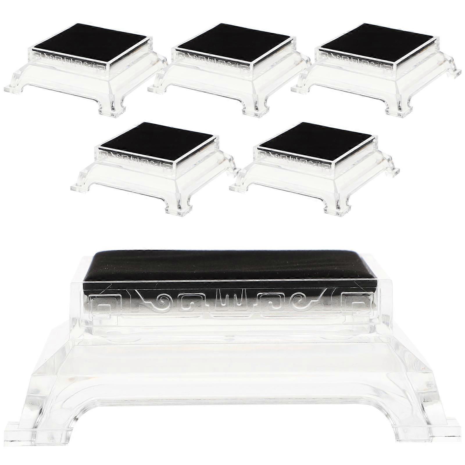 Square Watch Display Stand for Bracelet Holder Made of Acrylic 6Pcs