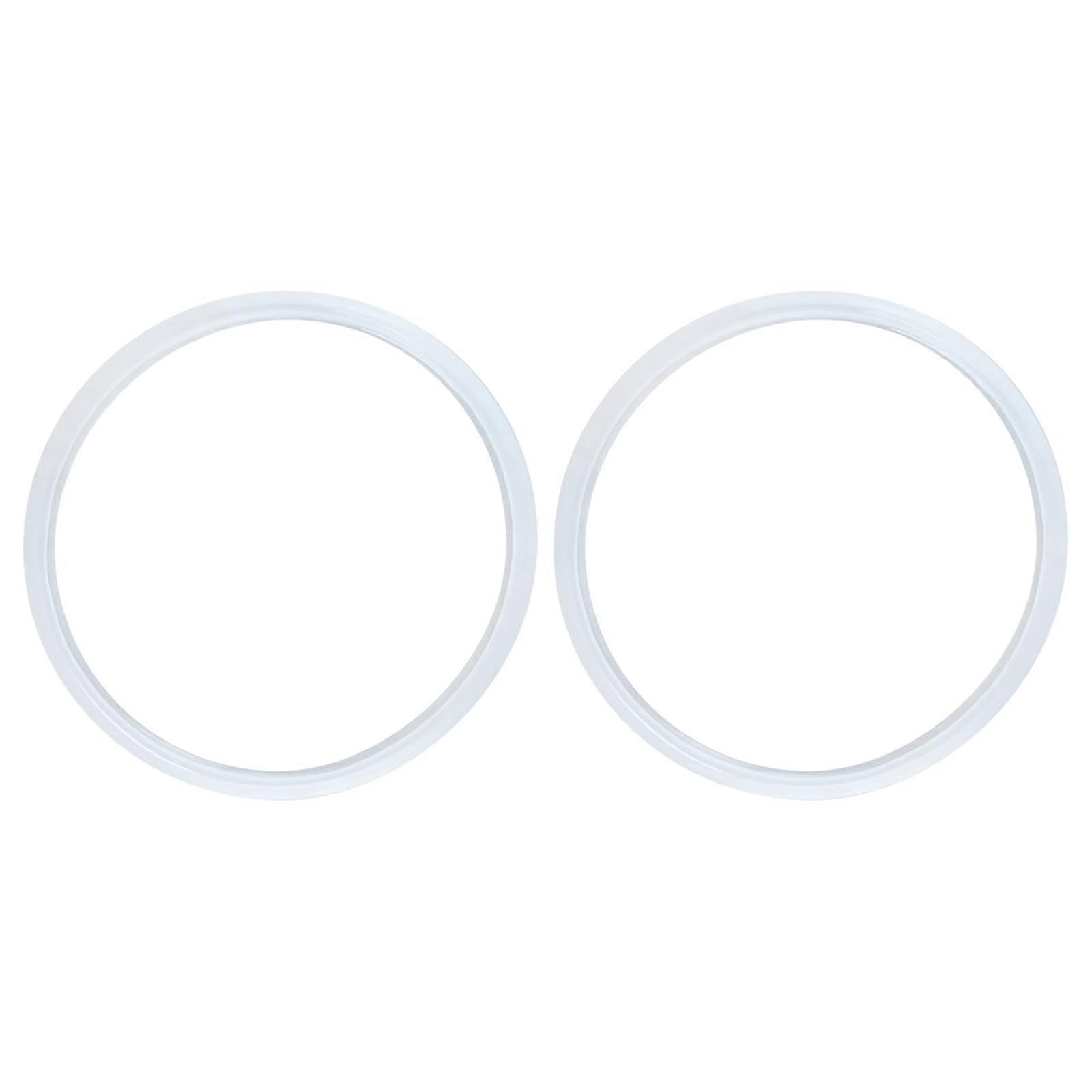 2 Pack Pressure Cooker Silicone Sealing Ring 24cm Heat Resistant Easy Install Replacement