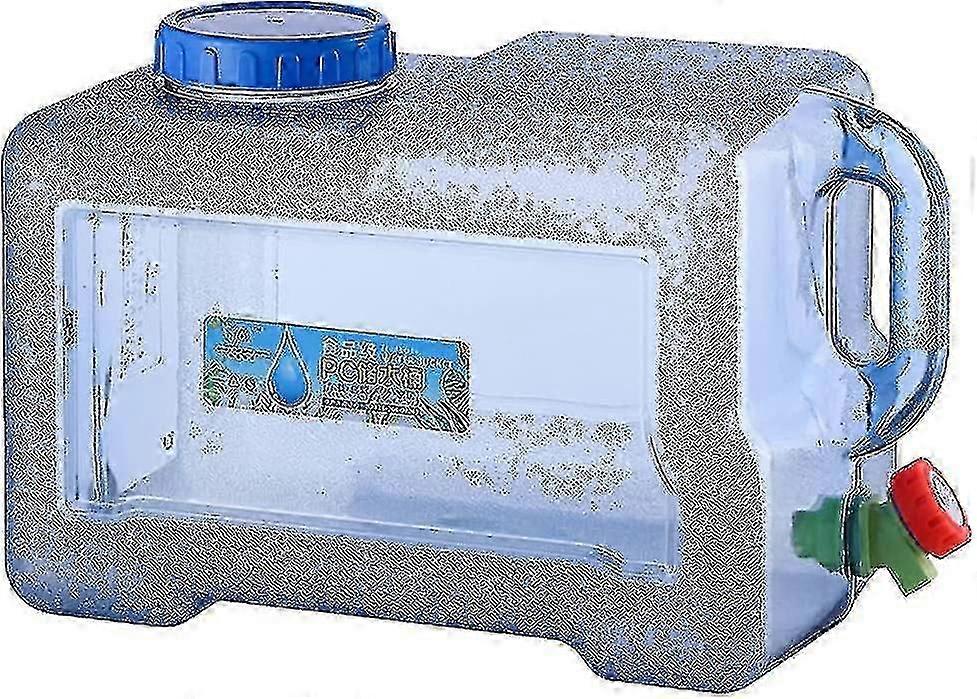 Récipient d’eau 10-22L avec robinet, seau d’eau en plastique portable avec robinet, support d’eau potable facile à nettoyer sans BPA, pour le camping