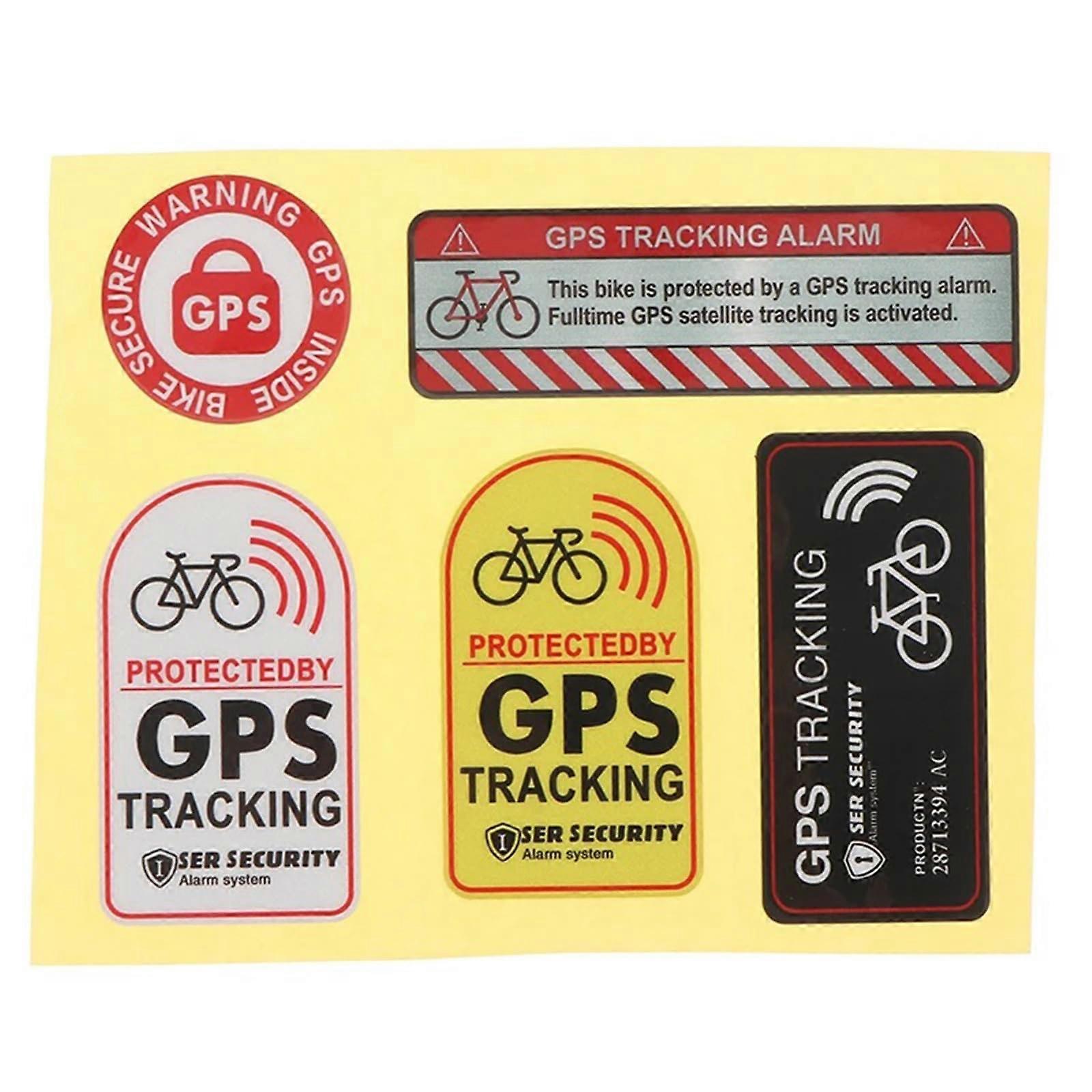 Waterproof Car Security Warning Sticker  Durable Adhesive AntiTheft Label for Vehicle Interior