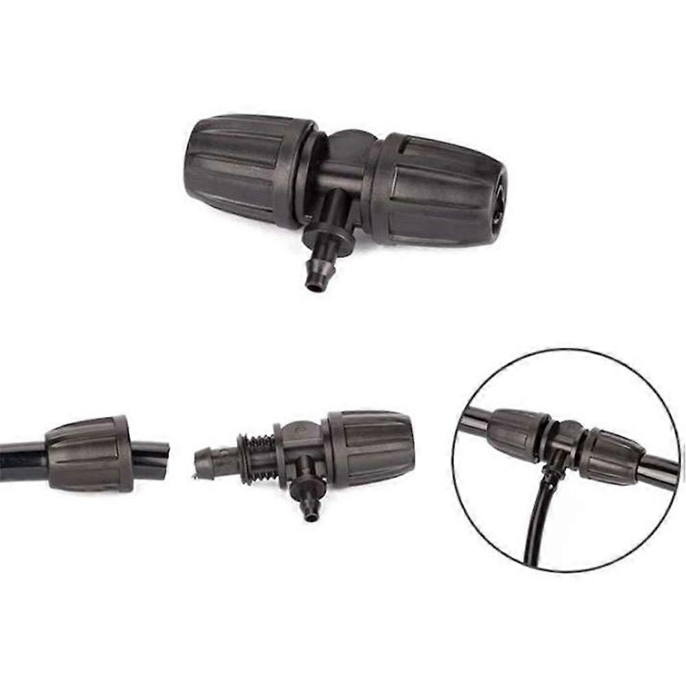 Hose Connector Garden 50Pcs Straight Connection Coupling Black