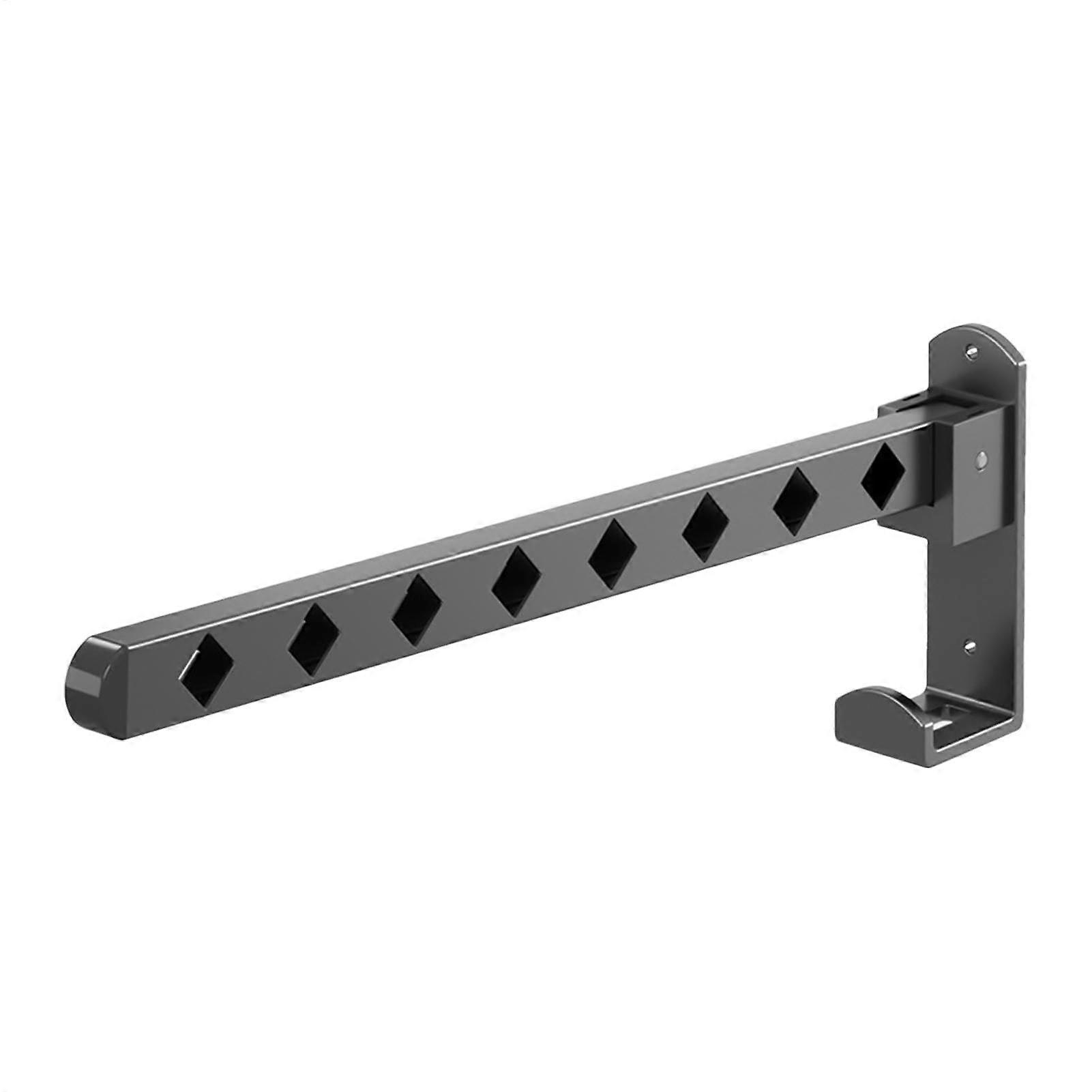 Wall Mounted Clothes Drying Rack, Retractable Foldable Hanger for Bathroom or Balcony, Space Saving