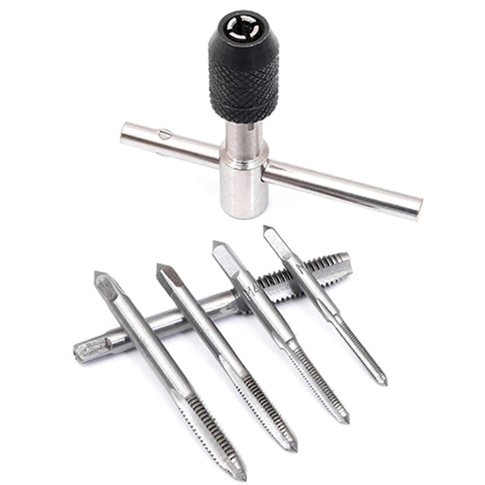 Adjustable T Type Machine Hand Screw Thread Taps Reamer  Tap Screw Hole Drill Bit DIY Tool Replacement Accessories