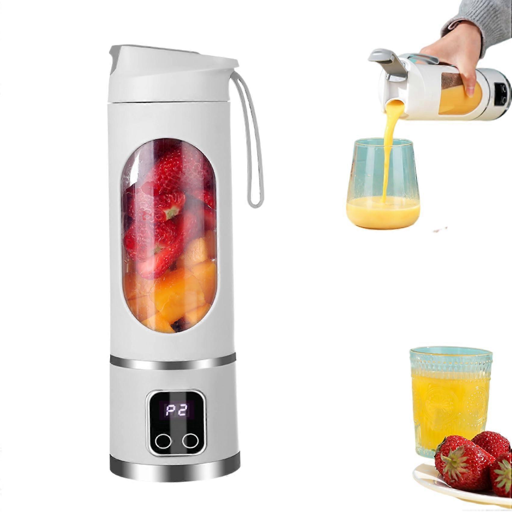 Portable Blender with Smart LED Display, 3Speed Modes, 450ML Leak Proof  Juicer Cup