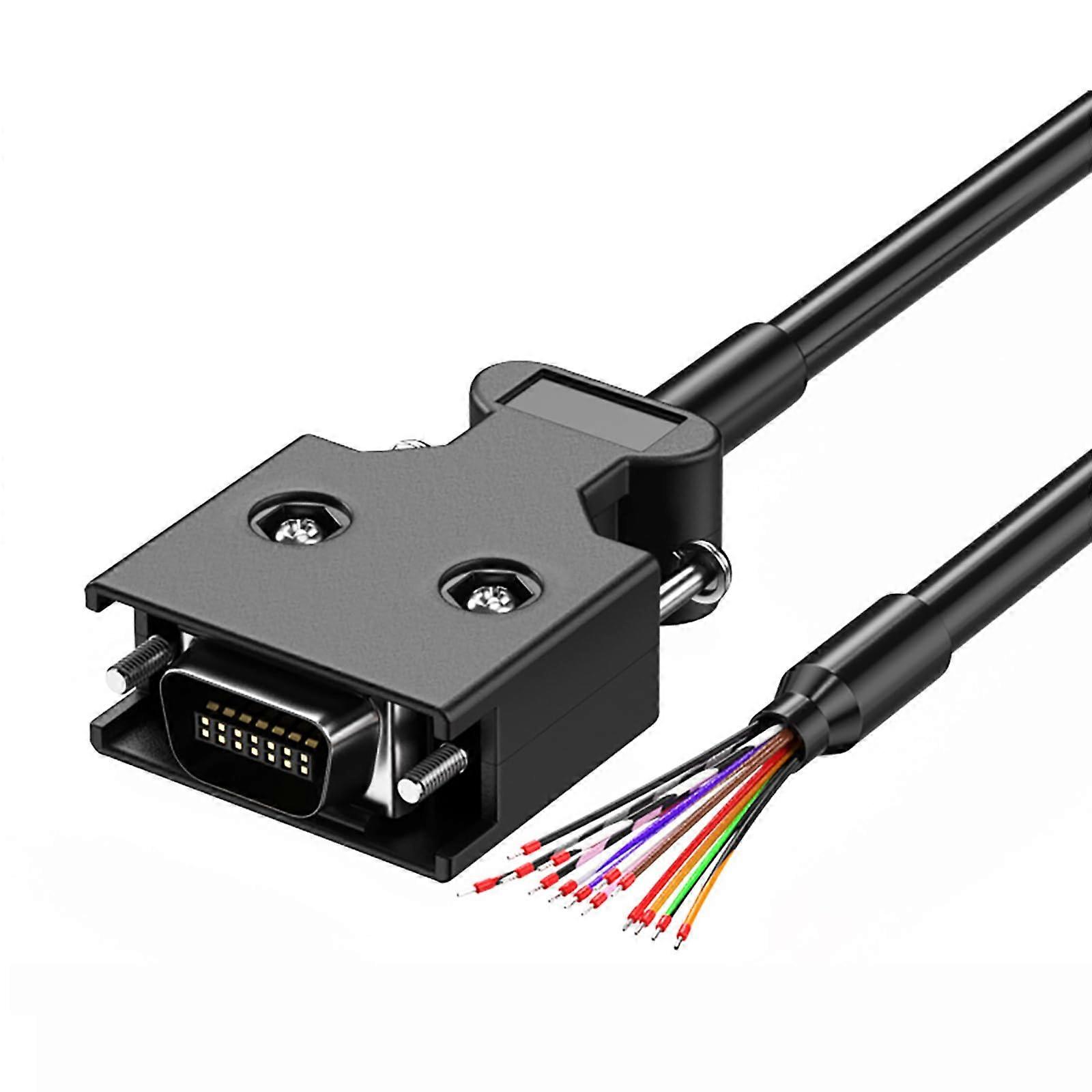 SCSI Data Cable with Secure Screw Lock 28AWG Single Head CN14PCN50P Speed Transfer Multiple Lengths