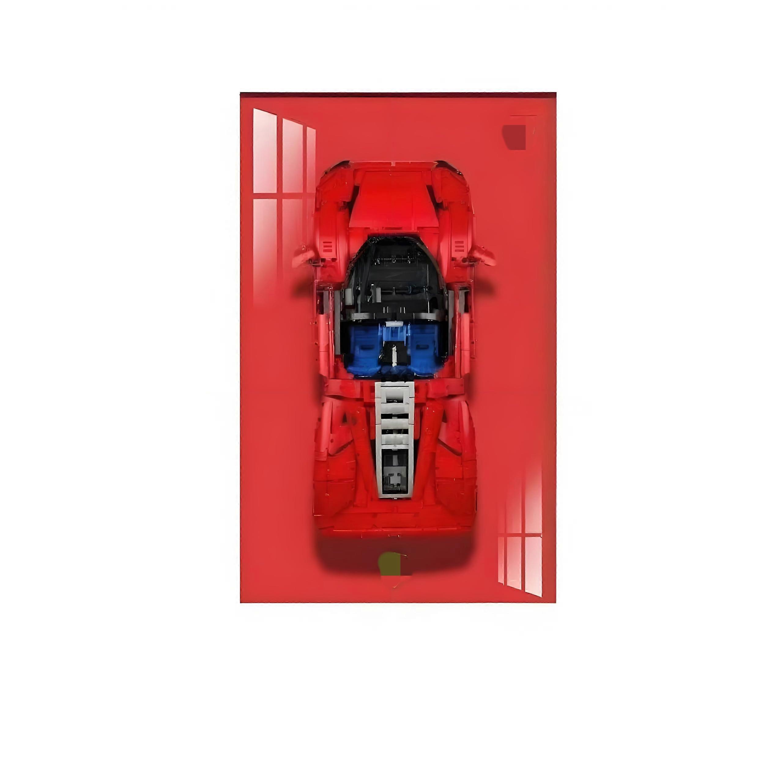 Display Mount for  Technic Ferrari Daytona SP3 42143, Framed Art Wall Display for Car Models