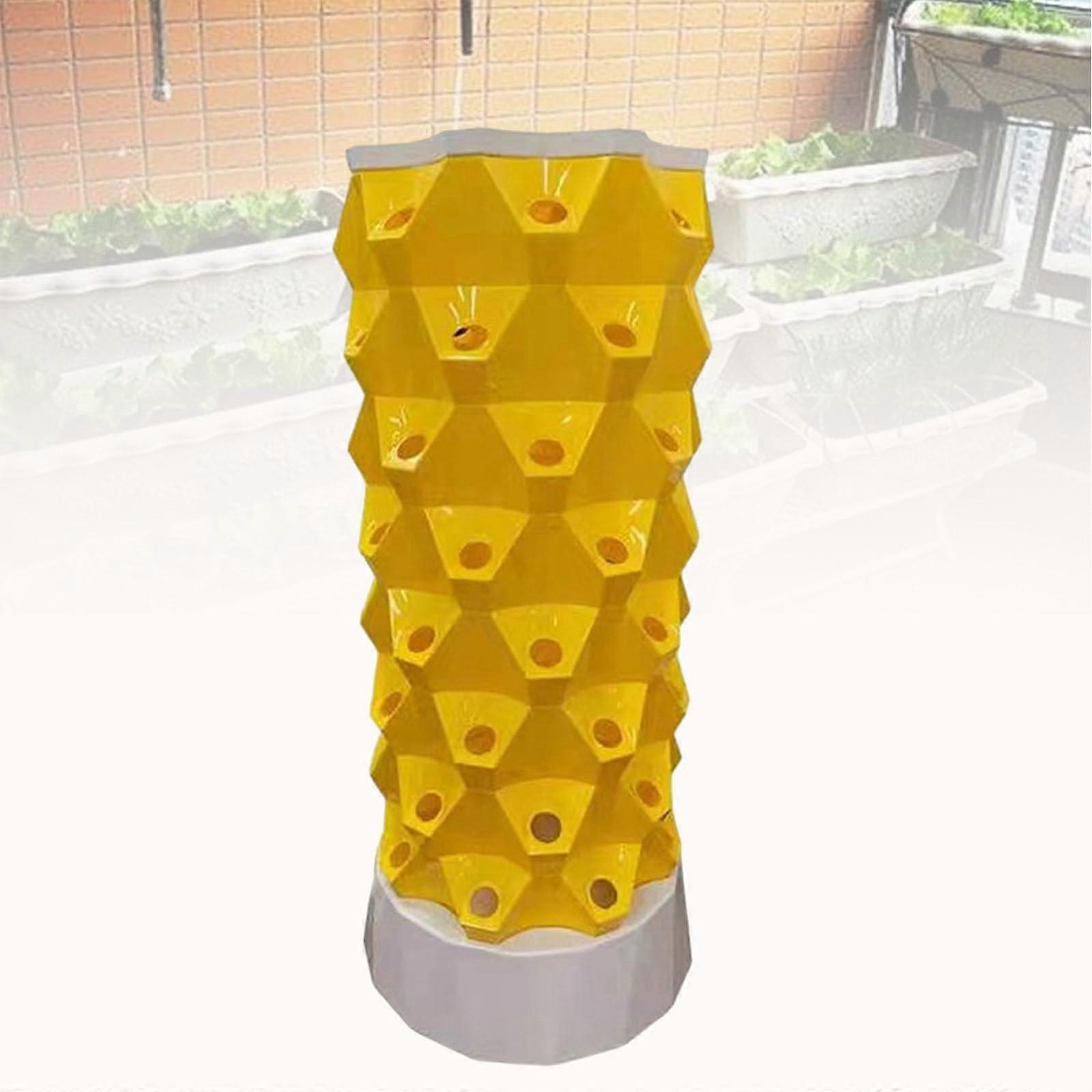 80 Pots Vertical Hydroponic Growing System Indoor Aeroponic with Pump and Net Pots