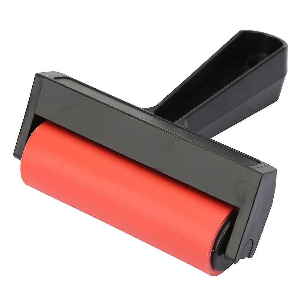 Rubber Brayer Roller for Printmaking and Crafts, Art Ink Roller with Even Ink Coverage, 10CM Size