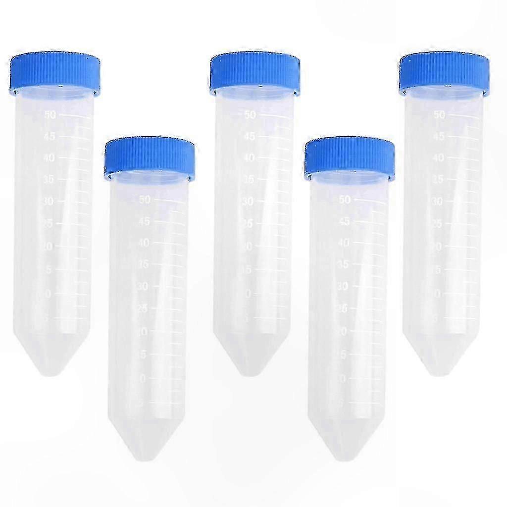 50-Pack 50ml Lab Tubes for Testing and Experiments