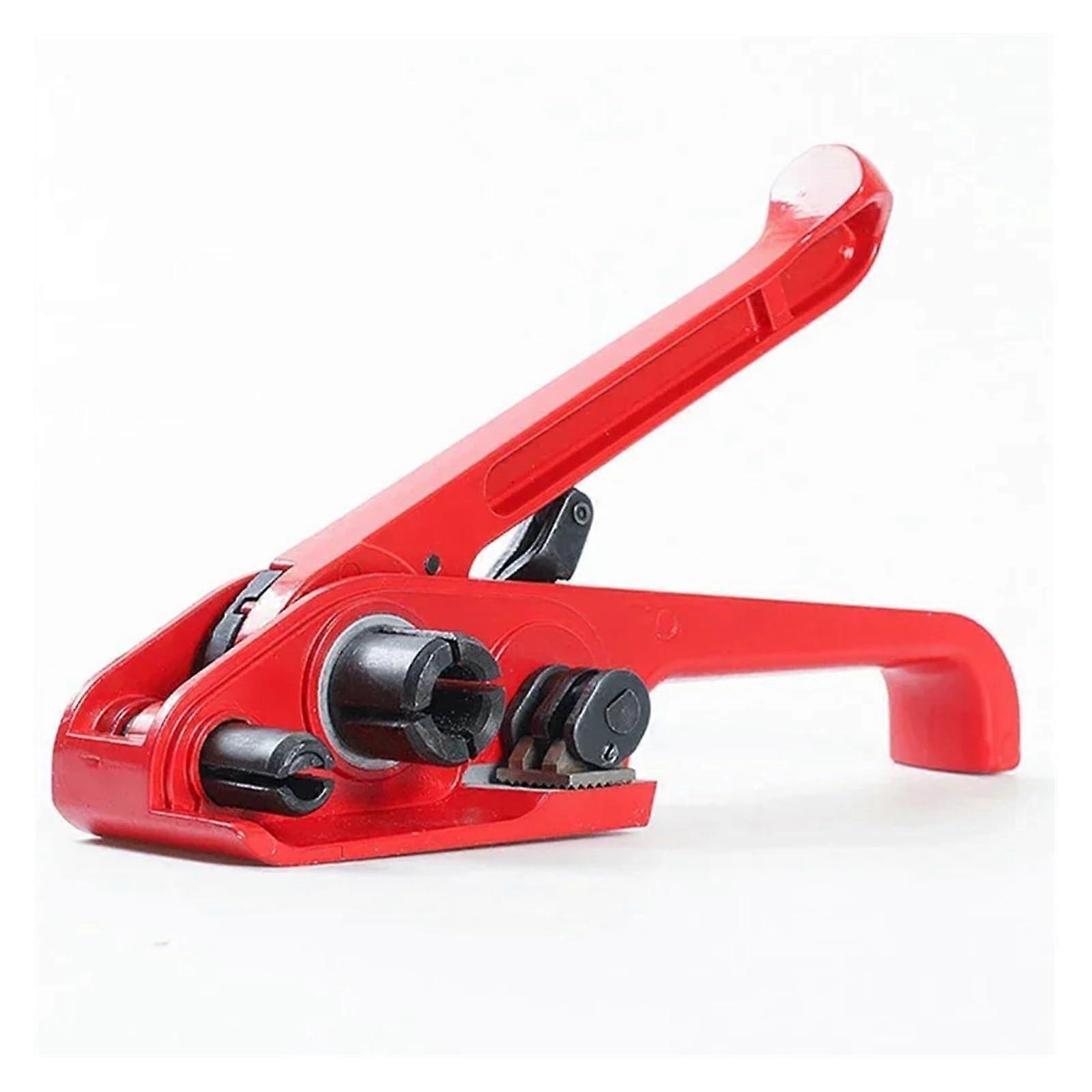 Manual Strapping Tool with Cutter, Durable PET and PP Plastic Tensioner for Secure Packaging