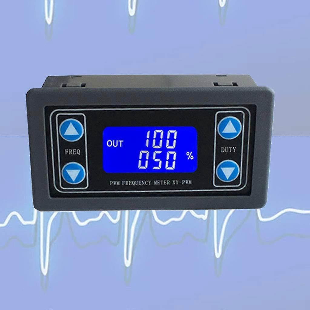 1Hz150kHz PWM Signal Generator Module with Adjustable Duty Cycle and LCD Display