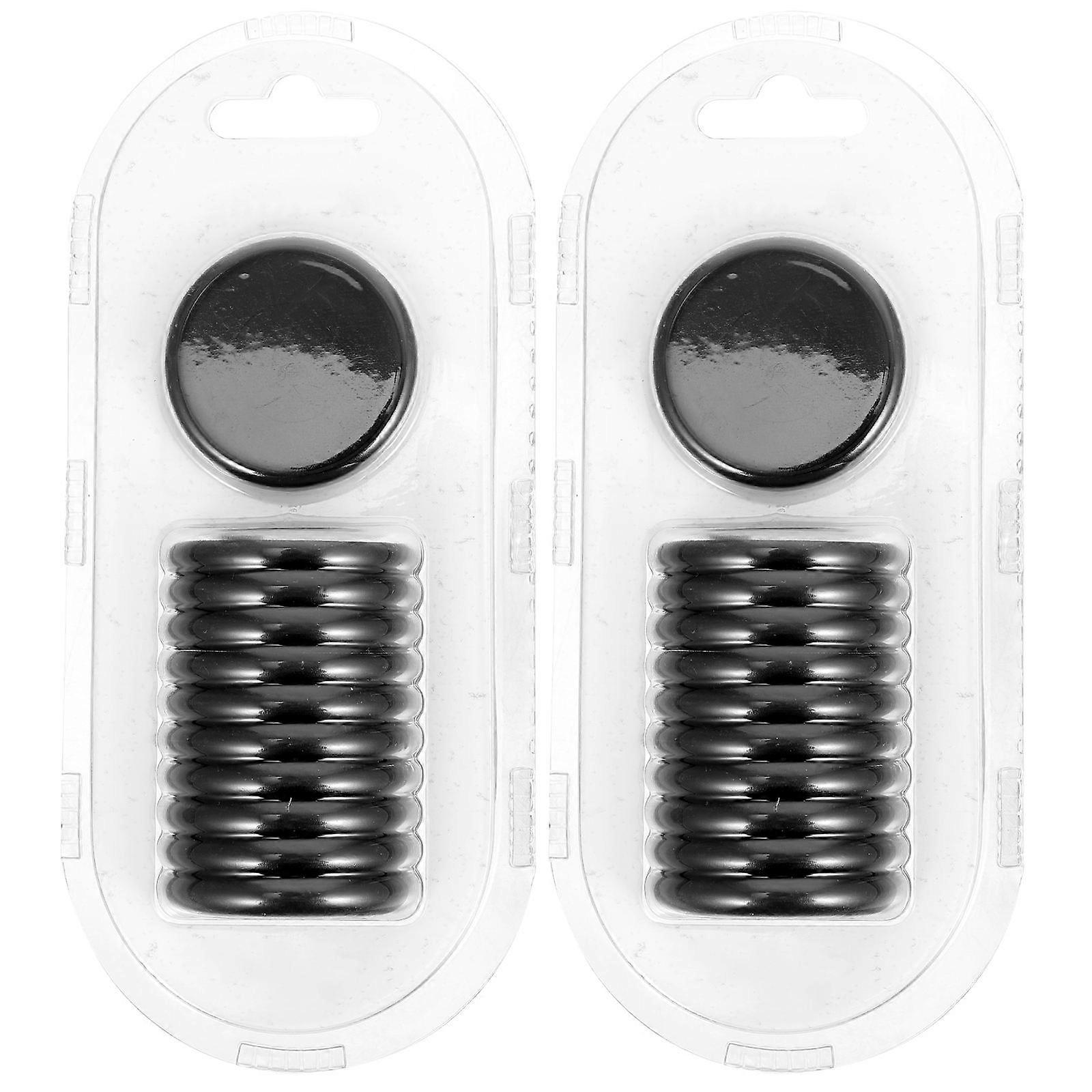 Binding Discs for Notebooks Binder Disc Plastic 22Pcs Black ABS Material