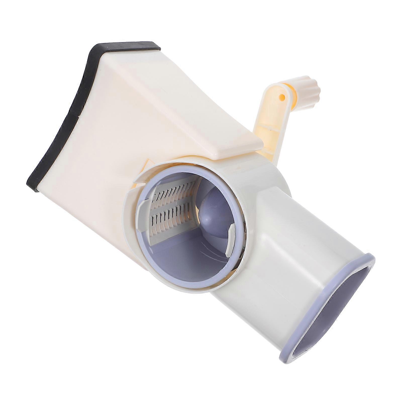 Multifunctional Rotary Cheese Hand Crank Tool for Slicing Shredding