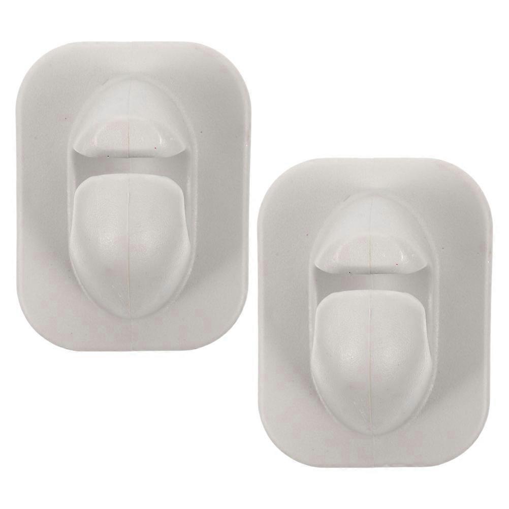 Practical Paddle Holder Clip for Kayak Oar Storage 1Pair White Durable ABS