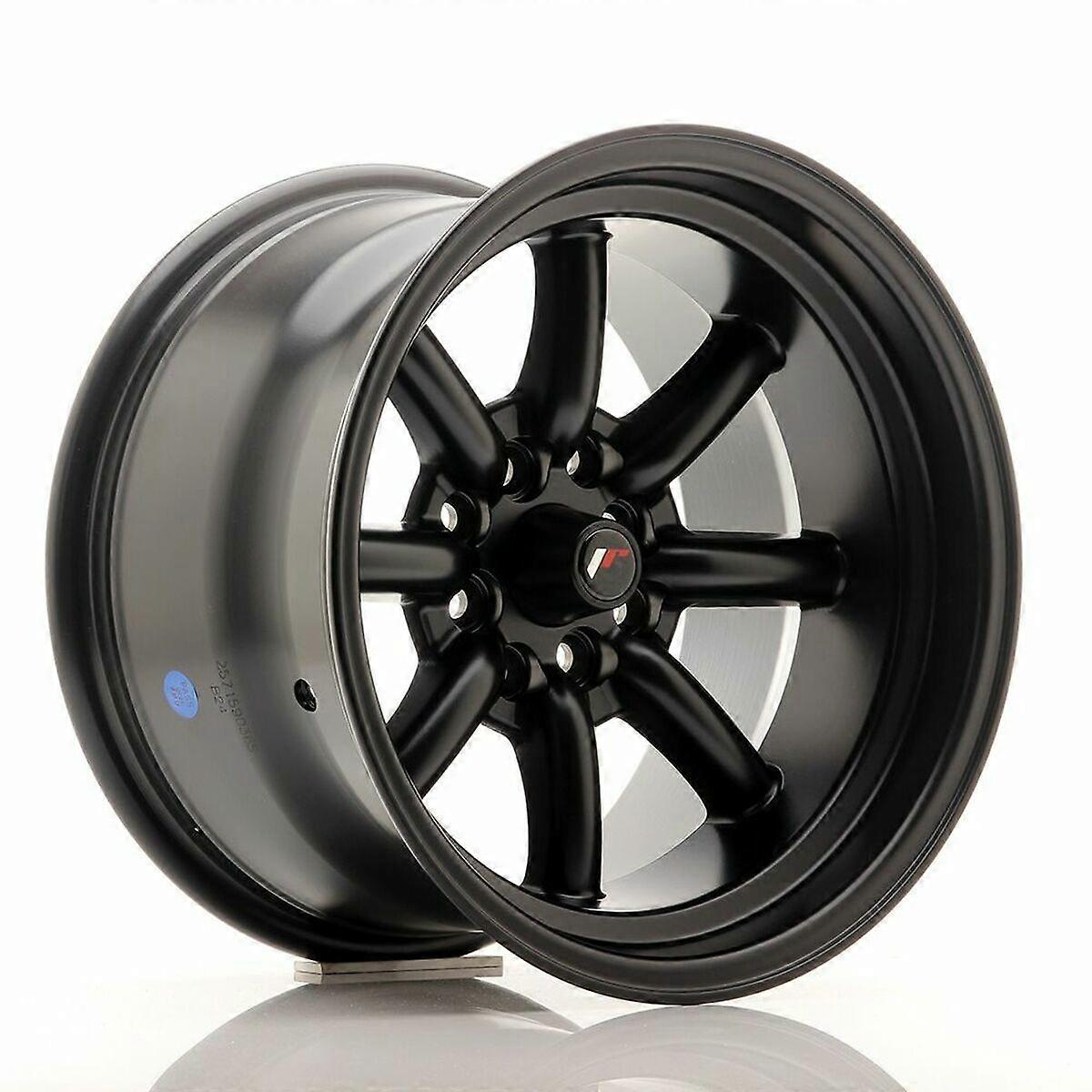Car Wheel Rim Japan Racing JR19 Black 15" PCD 4x100 PCD 4x114 ET13 CB 73,1