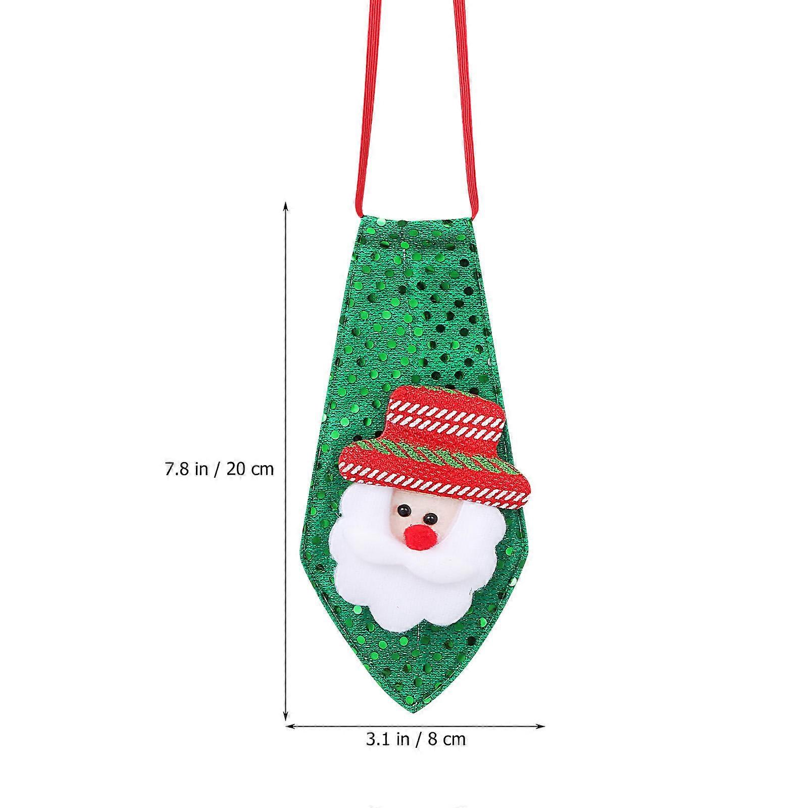 Hanging Decoration Sequin Design for Kids Christmas Tree 2Pcs