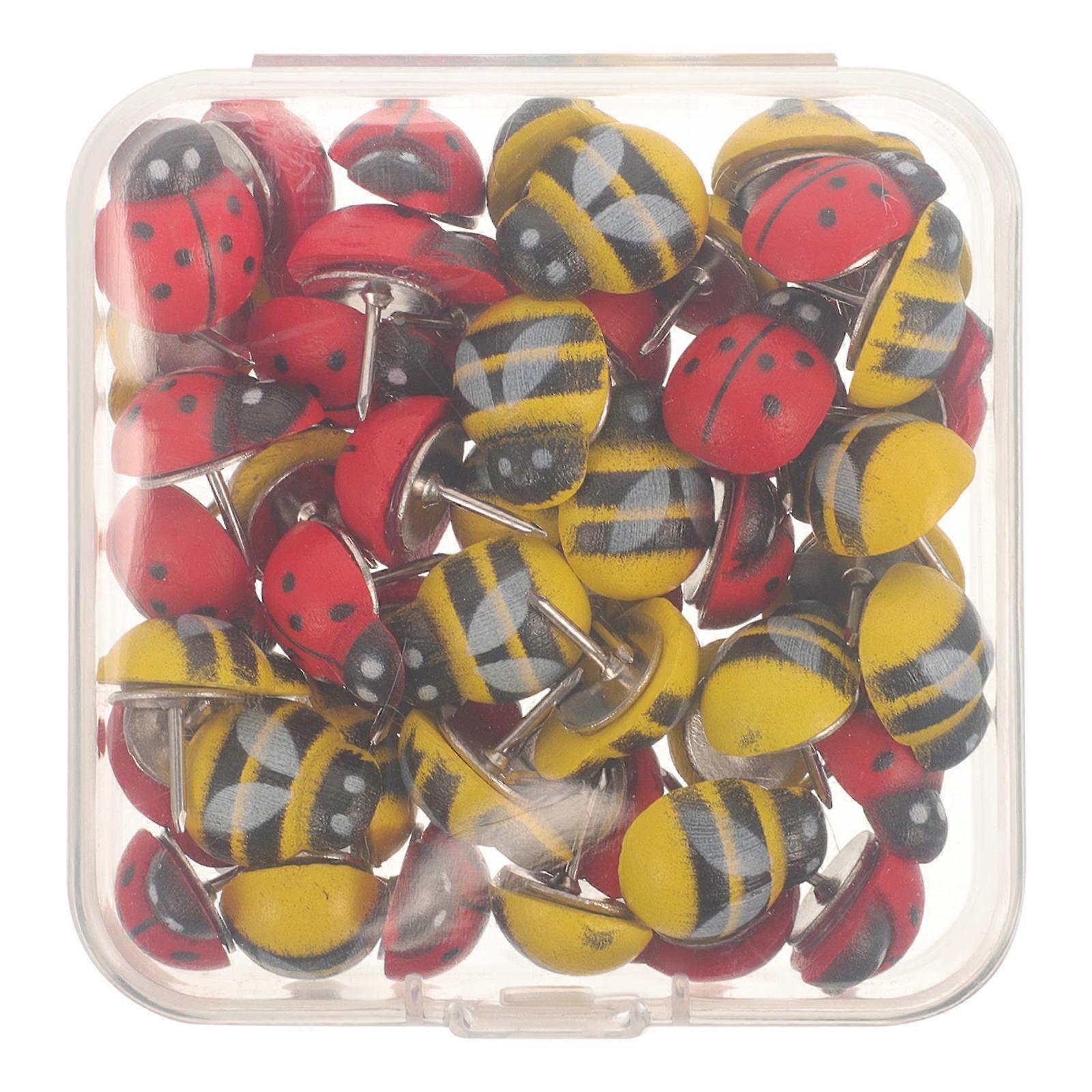 150Pcs Cartoon Pushpins Multi-Function Animal Shaped Thumbtacks for Office