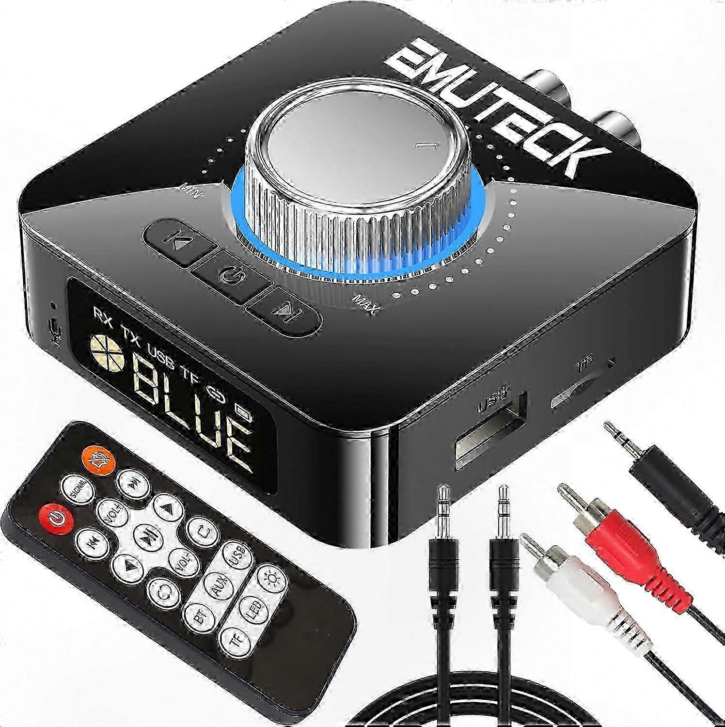 Bluetooth CD Player with FM Radio, USB, AUX, Timer, and Remote Control