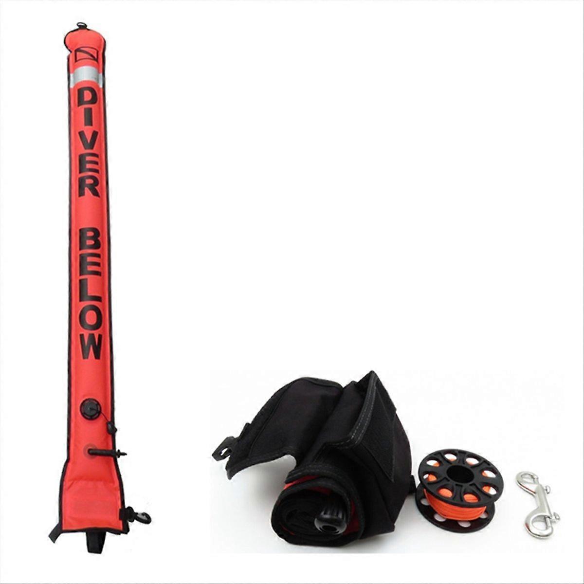 Diving marker buoy set