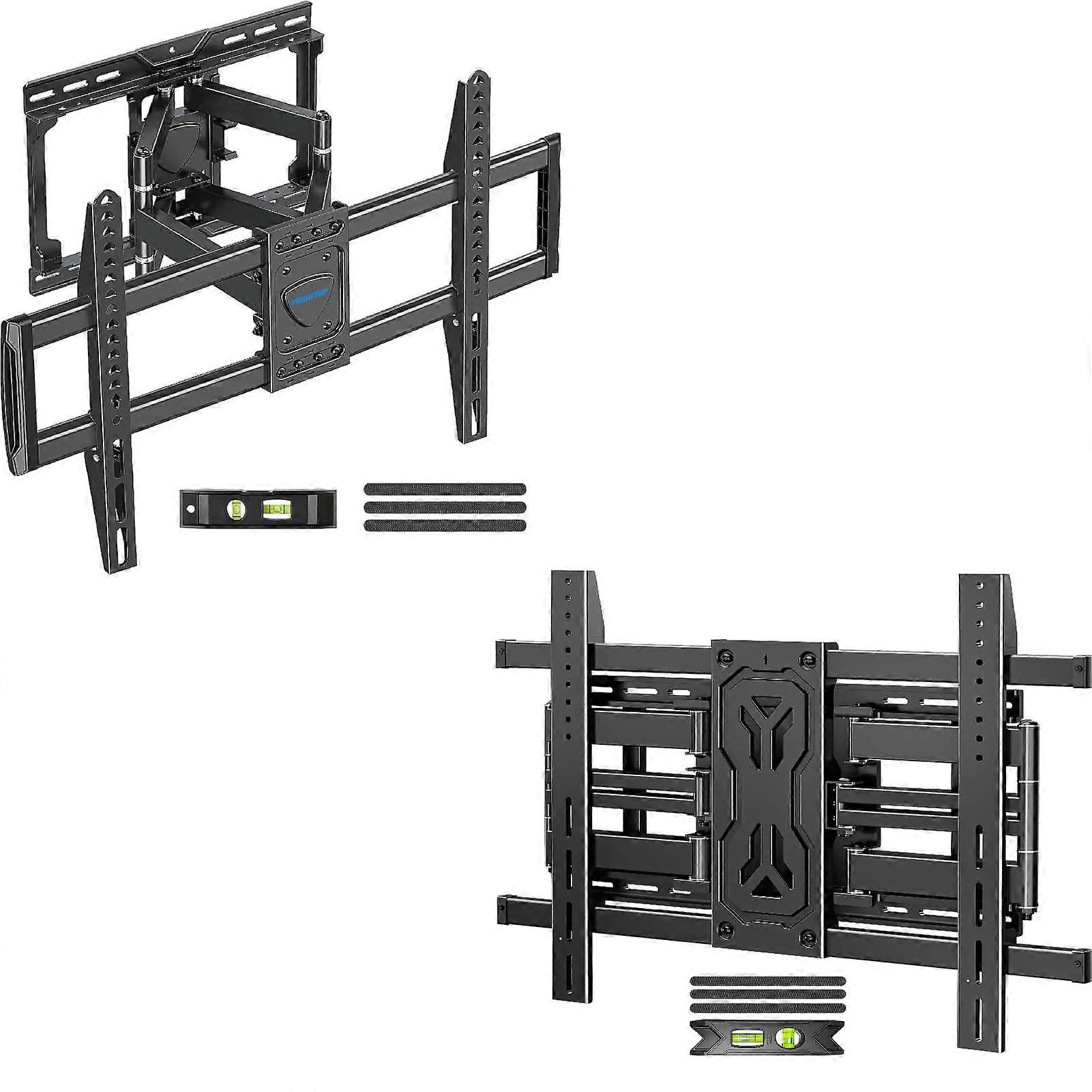 Full Motion TV Wall Mount Bundle for 3782 Inch with Slim SpaceSaving Design and Easy Install