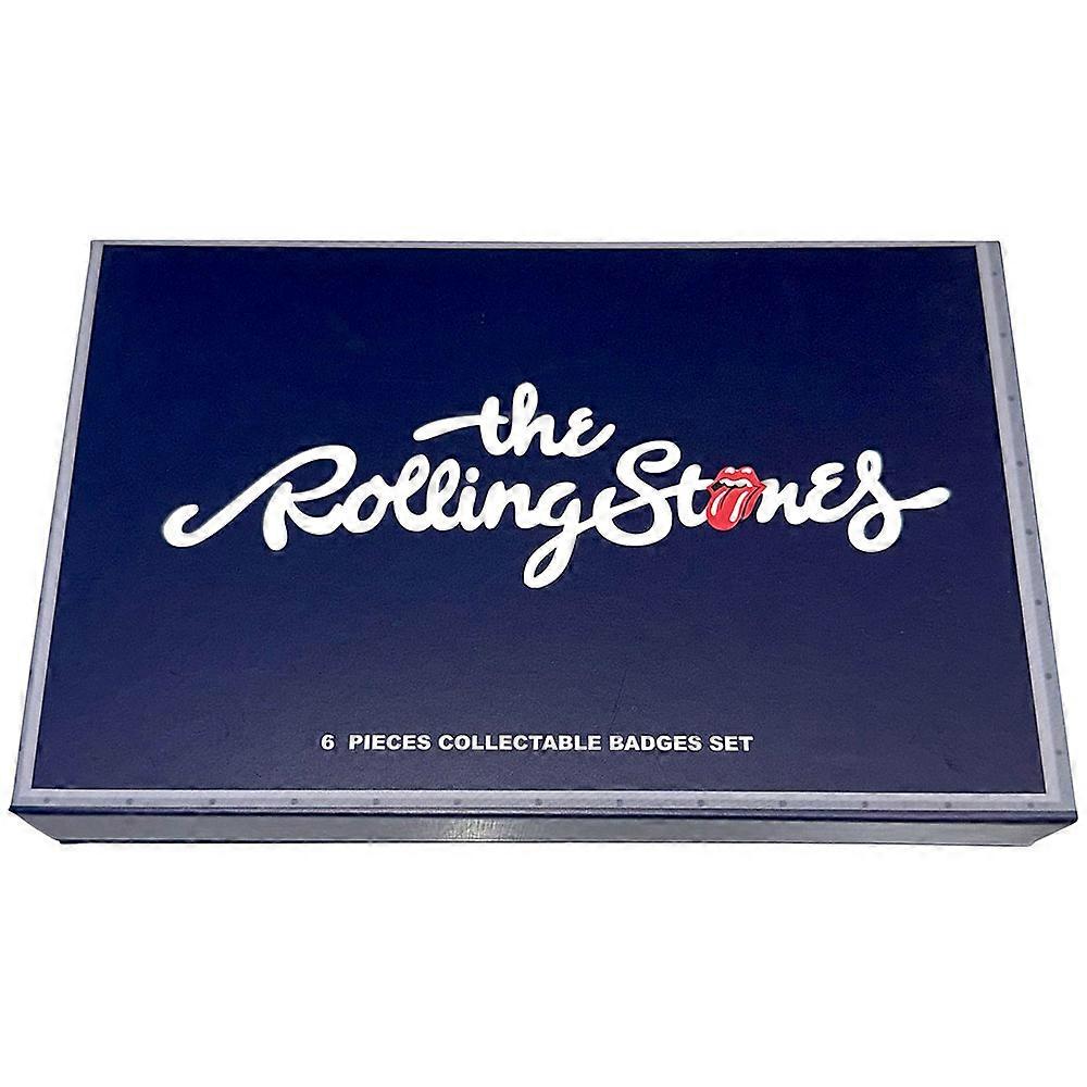 The Rolling Stones Tongues Evolution Pin Badge Set
