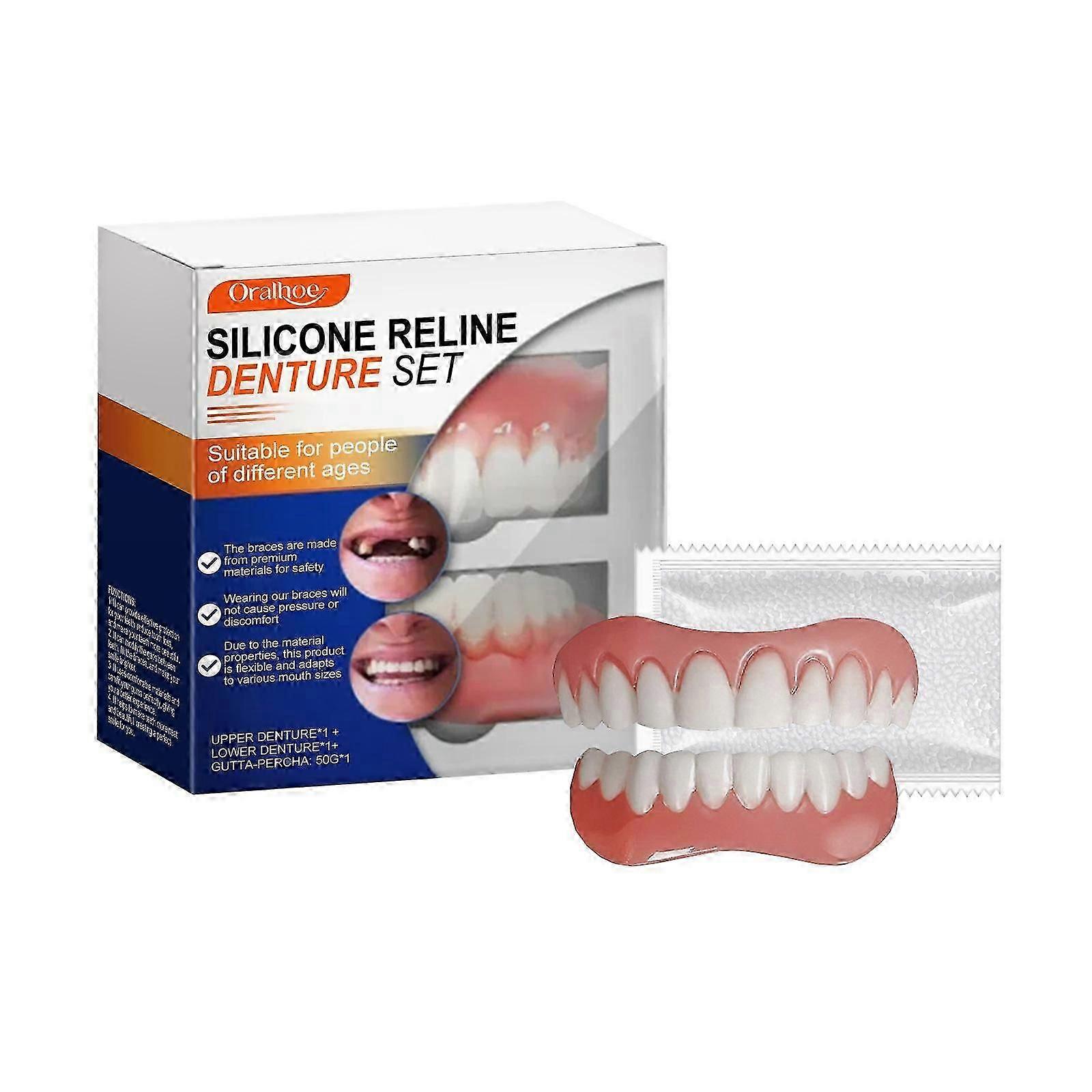 Silikon-Relining-Set, Prothesen-Relining-Kit, Prothesen-Set