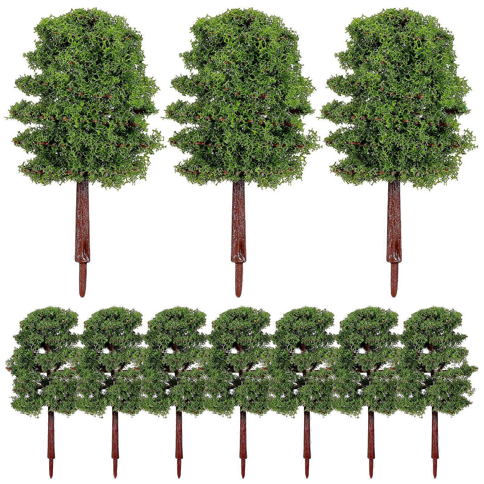 20pcs 9CM Scenery Landscape Model Trees (Green)