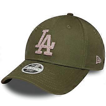 New Era 9Forty women's cap METALLIC Los Angeles Dodgers olive