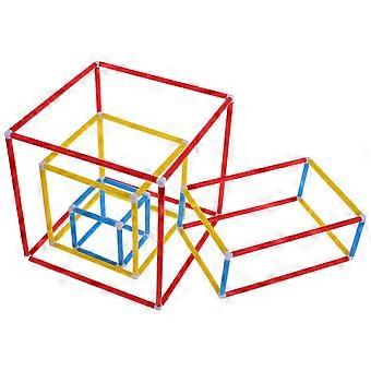 Geometrie-Baukasten aus Kunststoff für Kinder – STEM-Entwicklungsspiel