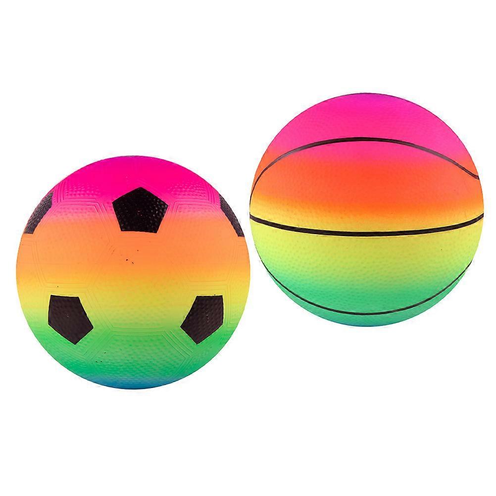 Playground Balls PVC Bouncing Balls for Playing 4Pcs Assorted