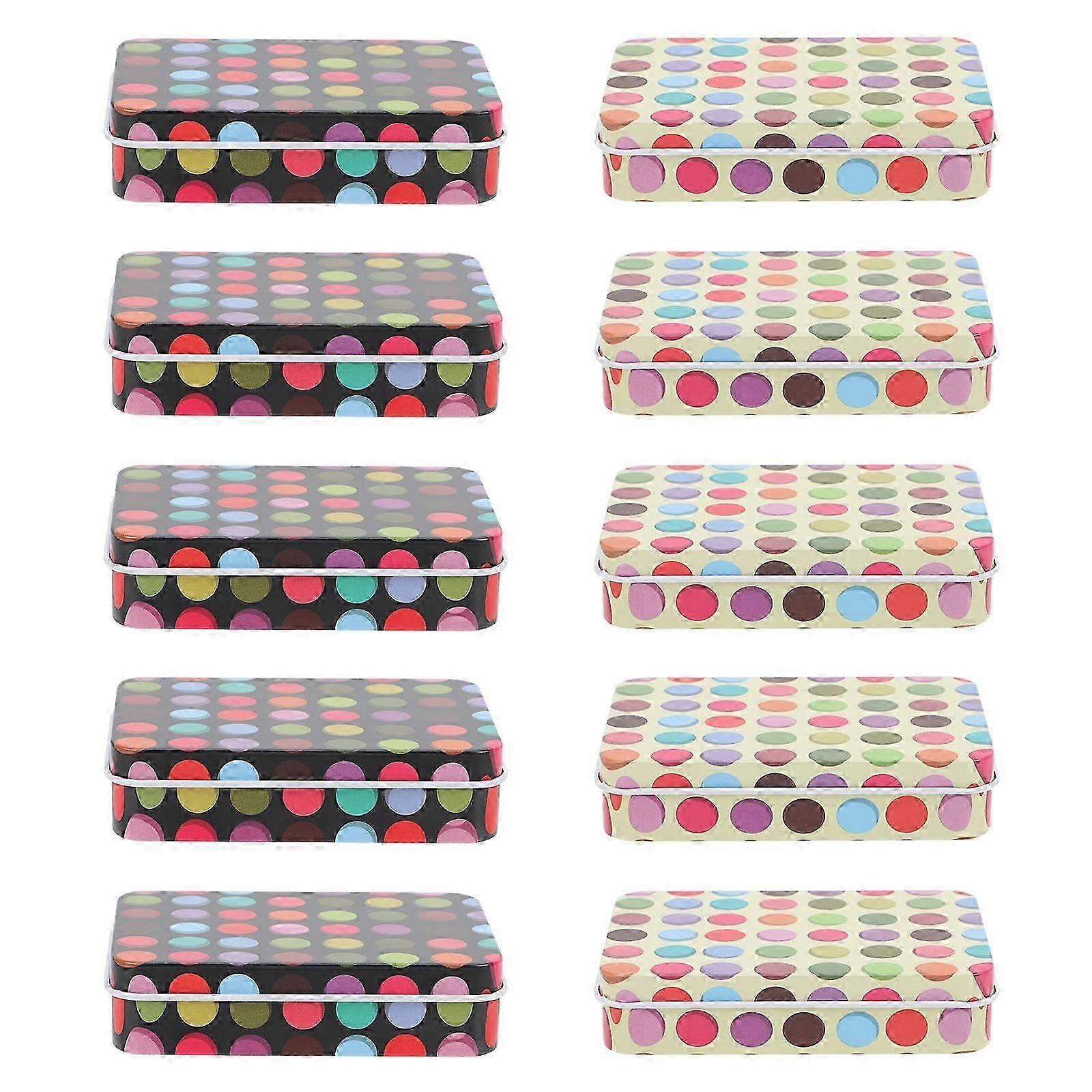 Wave Point Candy Boxes Iron Storage Boxes for Storage 30Pc
