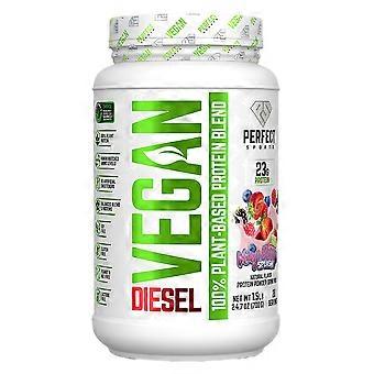 PERFECT Sports, Diesel, Vegan, 100% Plant-Based Protein Blend, Very Berry Splash, 1.5 lb (700 g)