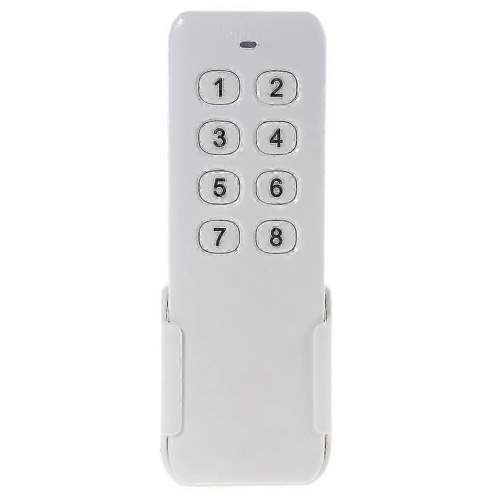 RF Remote Control Switch 6/8 Button EV1527 Learning Code Wireless Transmitter for Garage Door, Alarm Systems