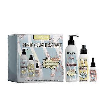 Hoegoa Fluffy Curling Care Set idrata i capelli arricciati, modella l'arricciatura, modella l'idratazione, non lava la cura dei capelli
