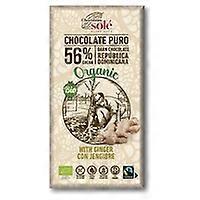 56% dark chocolate with ginger 100 g