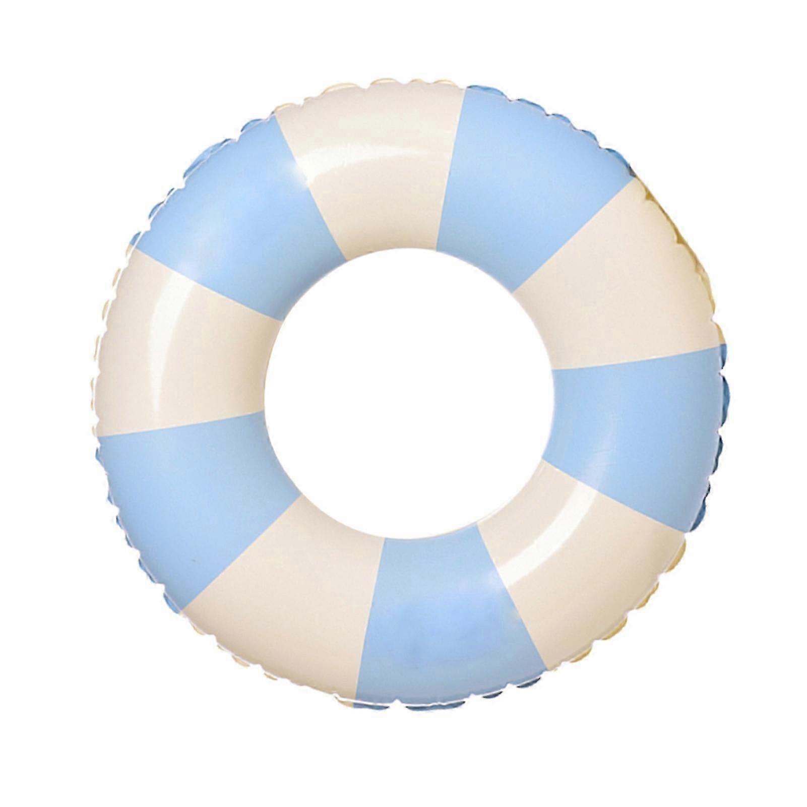 Bouée gonflable rayée classique pour piscine, plage et vacances