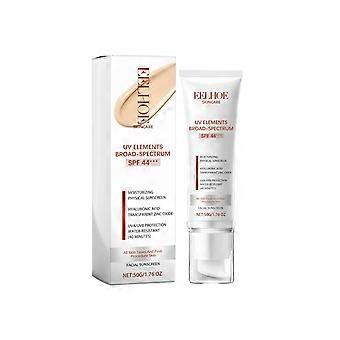 EELHOE Facial Sunscreen, Summer Outdoor Uv Protection Refreshing And Brightening Hydrating Protective Cream