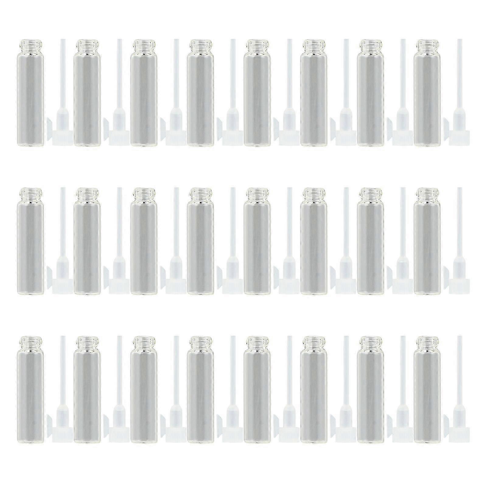 Refillable Perfume Bottle Glass for Storage 100Pcs Sample Vial Containers