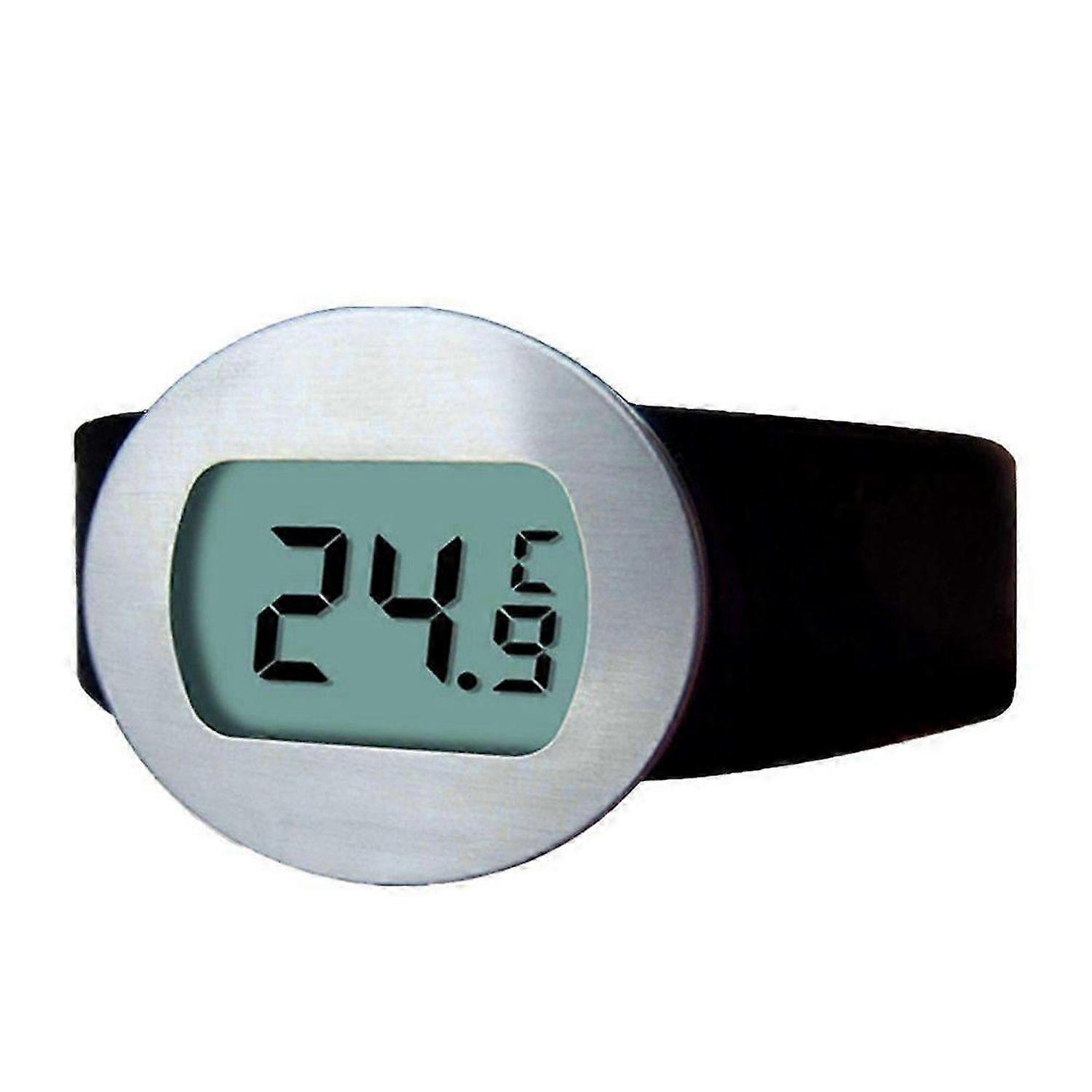 Bottle Snap Thermometer Kitchen Wine Milk Bottle Temperature Meter Kitchen Tool (Black)