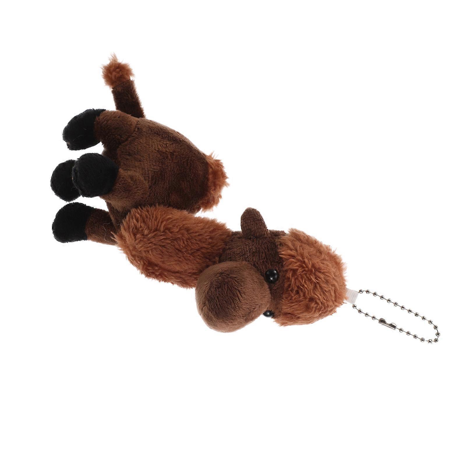 Soft Stuffed Camel Plush Toy for Decor with Cute Keychain