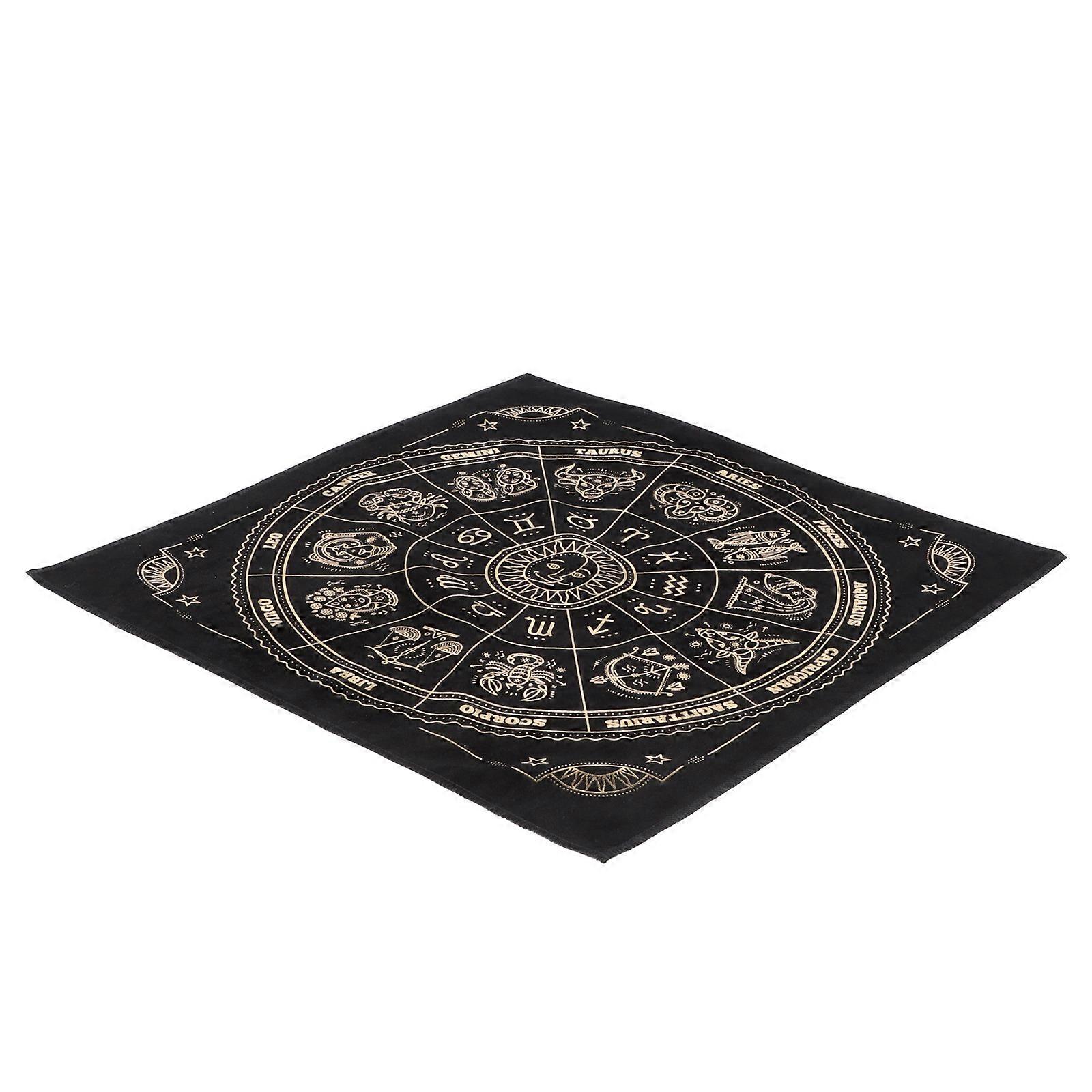 Creative Tarot Tablecloth Decorative Pattern Tablecloth Multipurpose 3Pcs