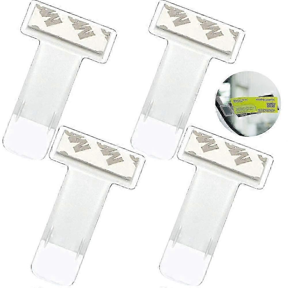 4 Pcs Plastic Car Windscreen Parking Ticket Holder