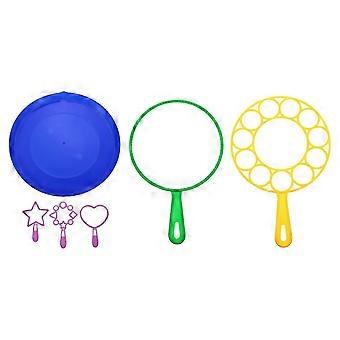 6 Pcs Colorido Grande Conjunto de Bolha Varinhas de Bolha Atividade Ao Ar Livre Bolha Presente de Festa