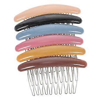 6pcs Fashionable Hair Accessories Wide Teeth Hair Combs Styling Combs for Women Wedding