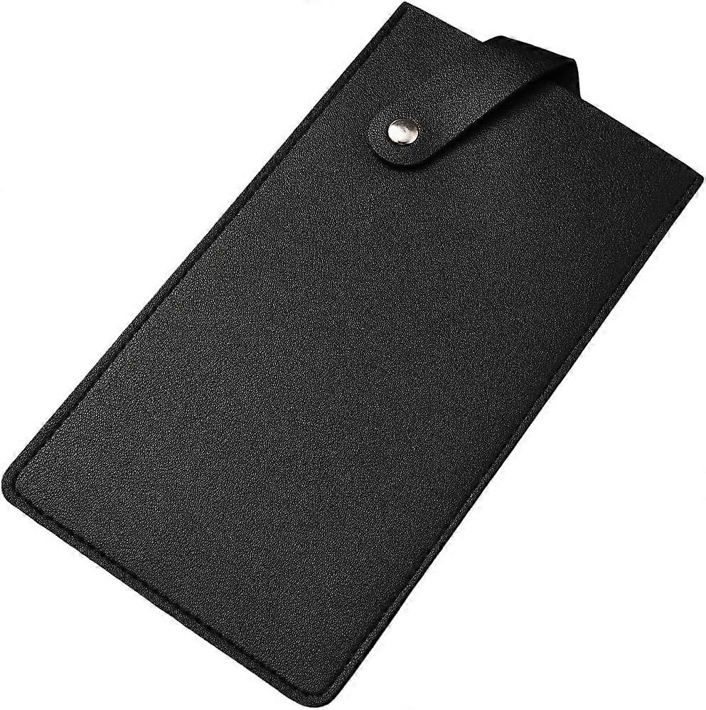 Imitation Leather Kitchen Case Rectangle Black 220x115x8mm